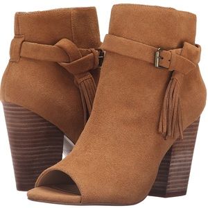 NEW Joe's Jeans Women's Celina Suede Open Toe Bootie